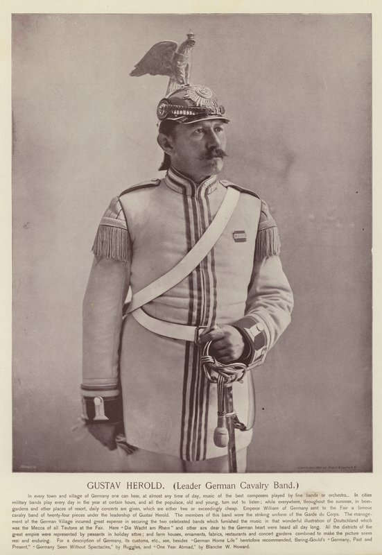 Gustav Herold，德国骑兵队领袖 作者 美国摄影师