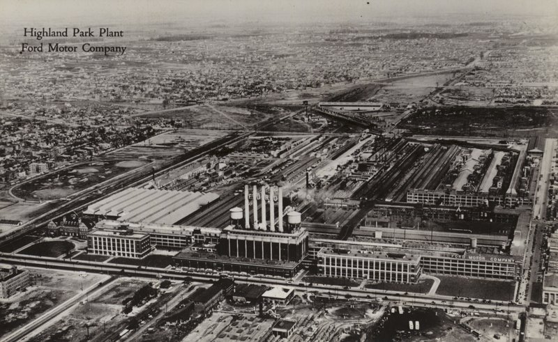 高地公园工厂，福特汽车公司，密歇根州底特律市 作者 美国摄影师