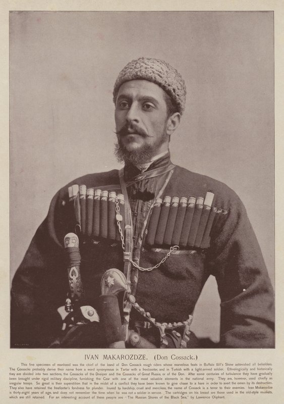 Ivan Makarozdze，Don Cossack 作者 美国摄影师