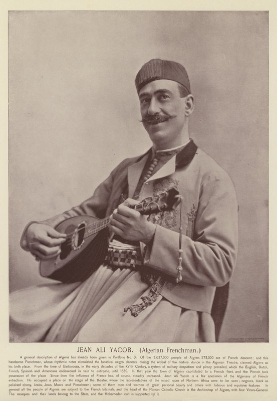 Jean Ali Yacob，阿尔及利亚法国人 作者 美国摄影师