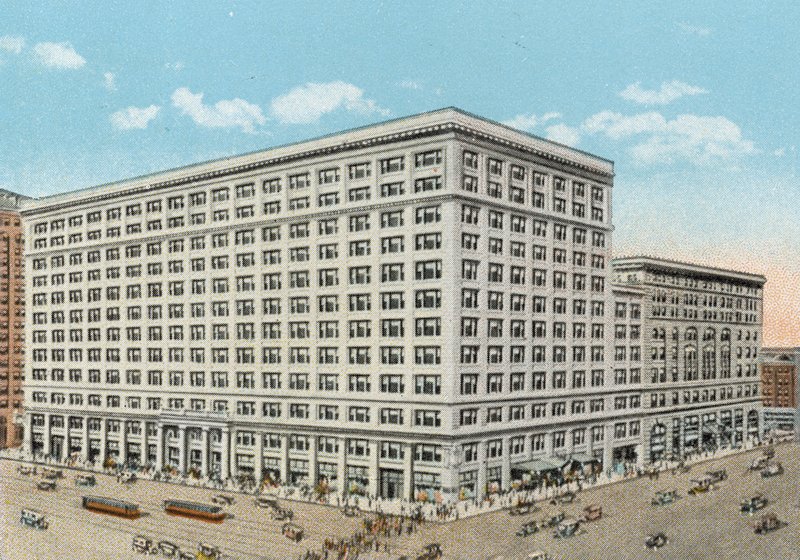 Marshall Field和Companys零售店，州和华盛顿（彩色照片） 作者 美国摄影师