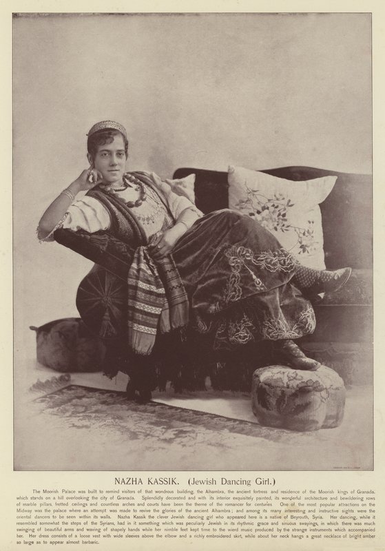 Nazha Kassik，犹太舞女 作者 美国摄影师