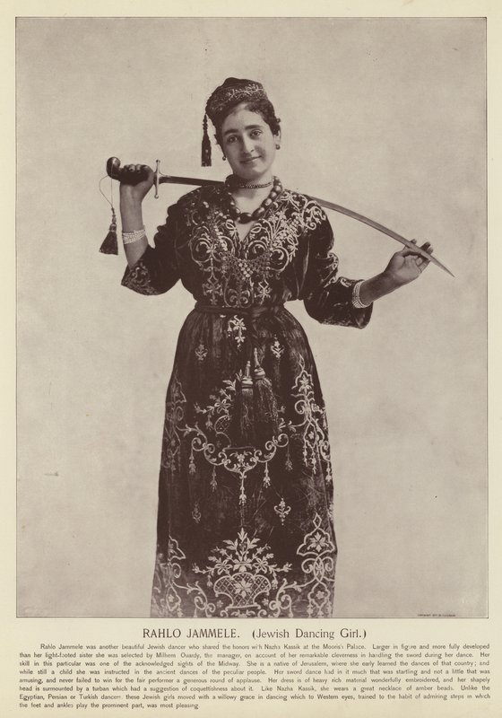 Rahlo Jammele，犹太舞女 作者 美国摄影师