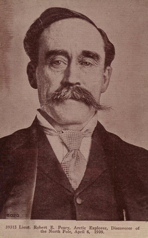 罗伯特-皮利（1856-1920），美国北极探险家（黑白照片） 作者 美国摄影师