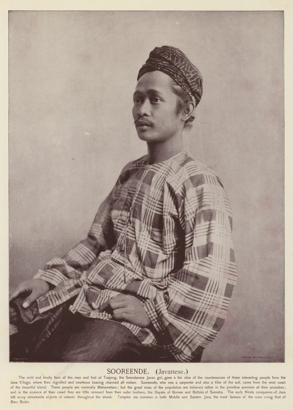 Sooreende，爪哇人 作者 美国摄影师