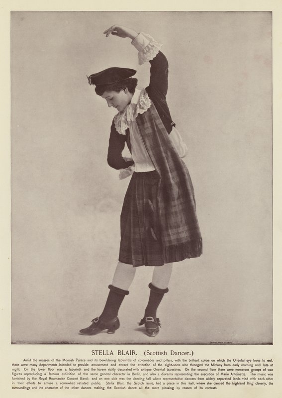 Stella Blair，苏格兰舞者 作者 美国摄影师