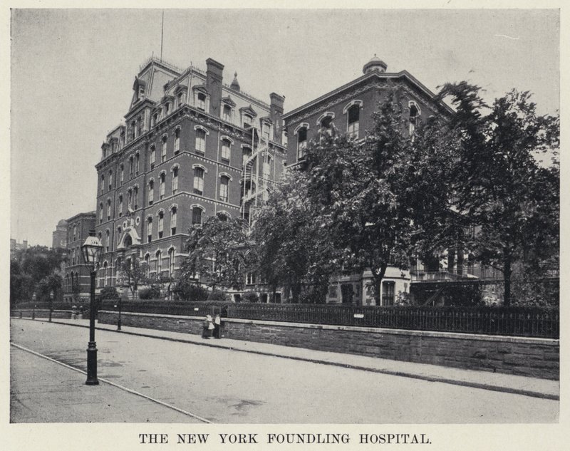 The New York Foundling Hospital (b/w photo) 作者 美国摄影师