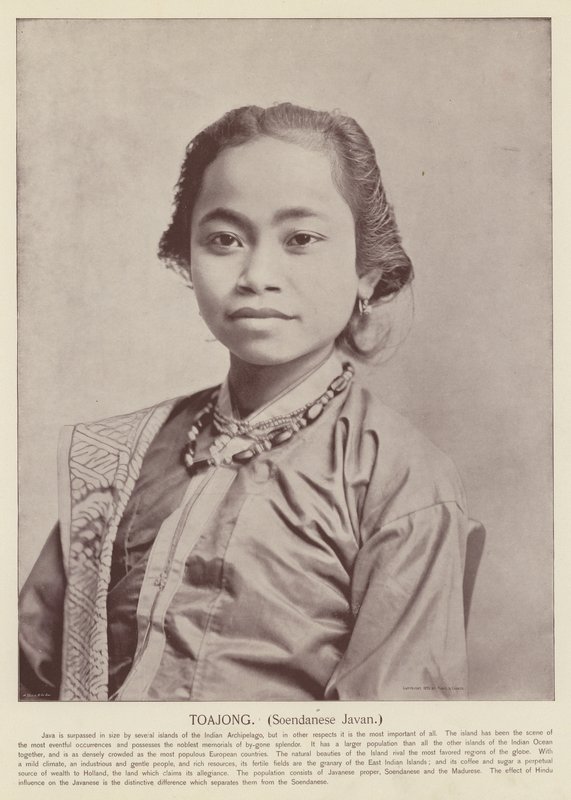 Toajong，爪哇Soendanese 作者 美国摄影师