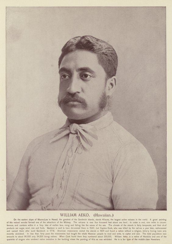 William Aeko，夏威夷人 作者 美国摄影师