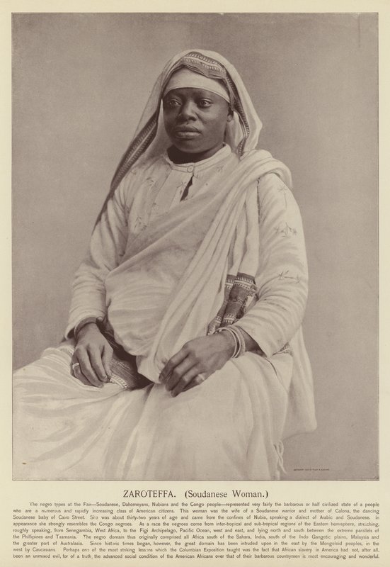 Zaroteffa，Soudanese Woman 作者 美国摄影师
