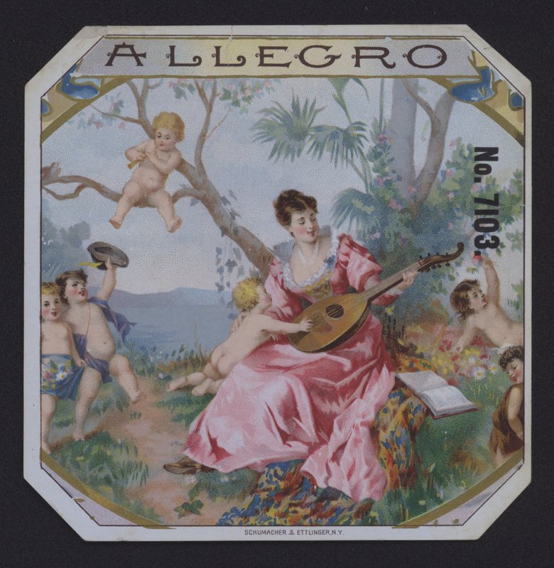 Allegro，雪茄标签（色谱法） 作者 美国学校