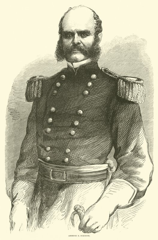 Ambrose E Burnside，1862年11月 作者 美国学校