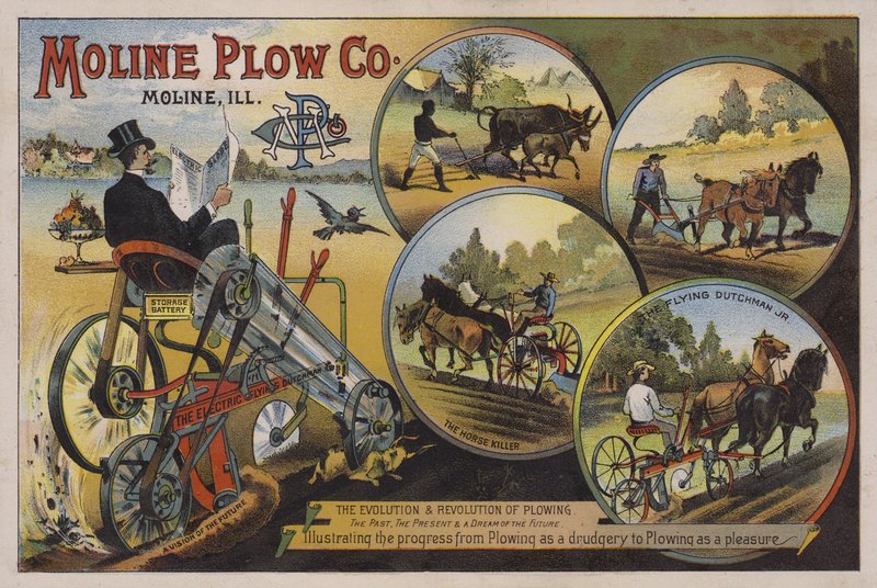美国贸易卡广告Moline Plough Company，Illinois，c1880s 作者 美国学校
