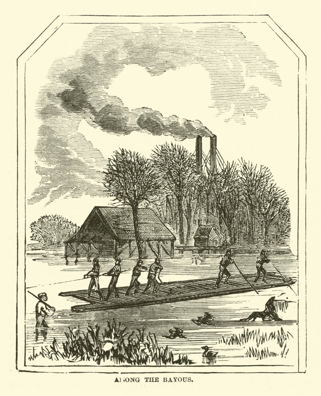 在Bayous，1863年3月 作者 美国学校