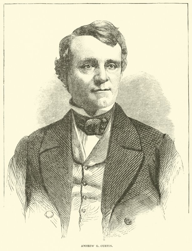 Andrew G Curtin，1863年12月 作者 美国学校