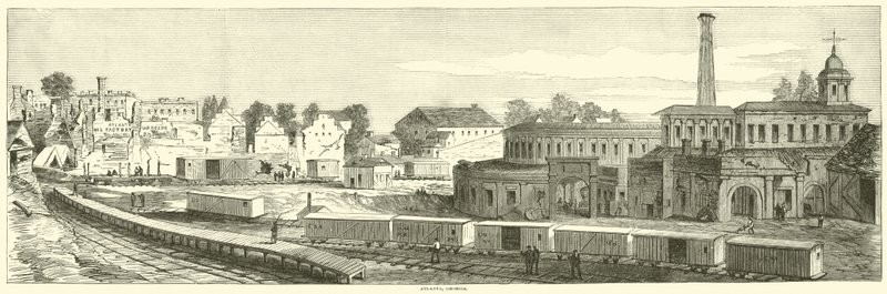 佐治亚州亚特兰大市，1864年9月 作者 美国学校