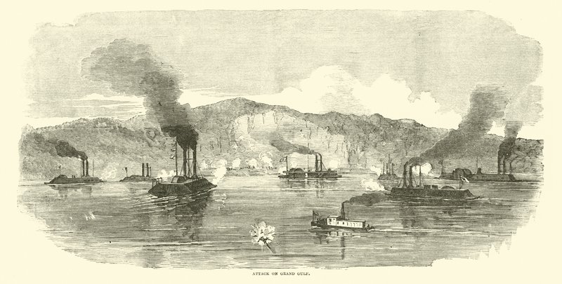 攻击大海湾，1863年4月 作者 美国学校