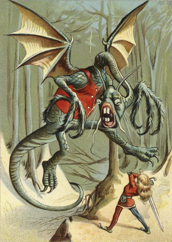 小心Jabberwock，我的儿子。 作者 美国学校