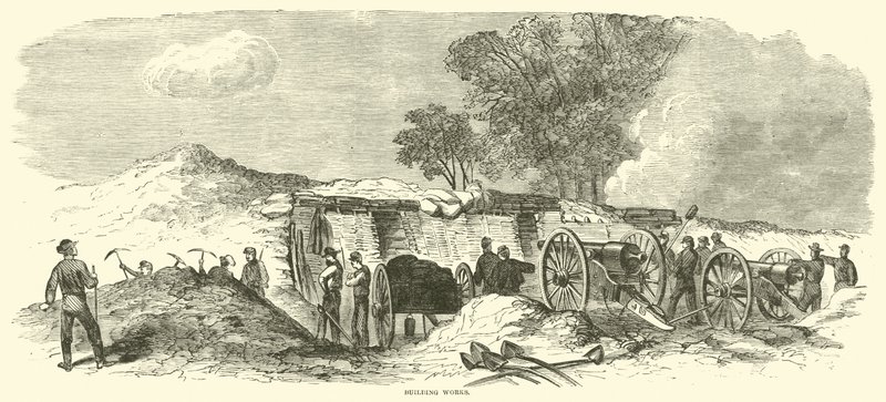 建筑工程，1864年6月 作者 美国学校