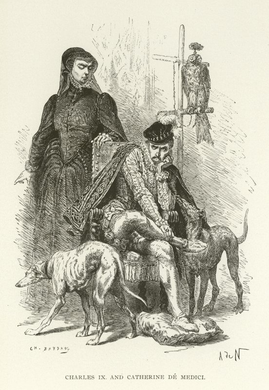 Charles IX和Catherine de Medici 作者 美国学校