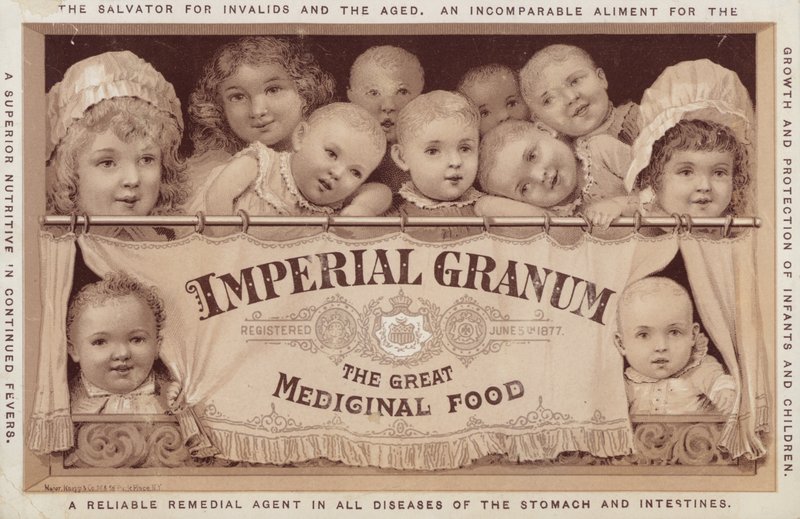 儿童和婴儿广告Imperial Granum 作者 美国学校