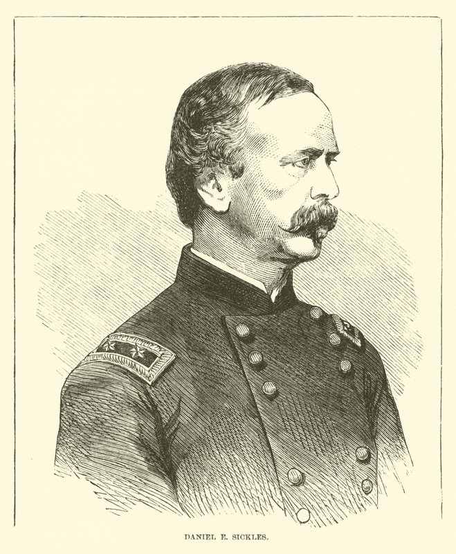 Daniel E Sickles，1863年5月 作者 美国学校