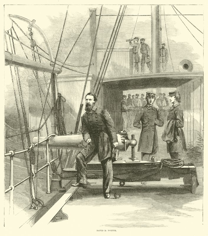 David D Porter，1865年1月 作者 美国学校