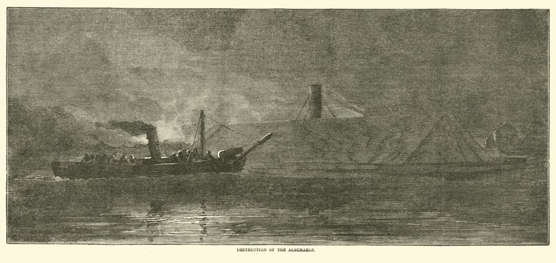 1864年10月，Albemarle的毁灭 作者 美国学校