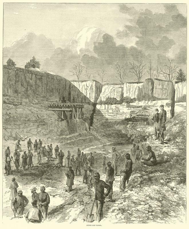 荷兰峡谷运河，1864年10月 作者 美国学校