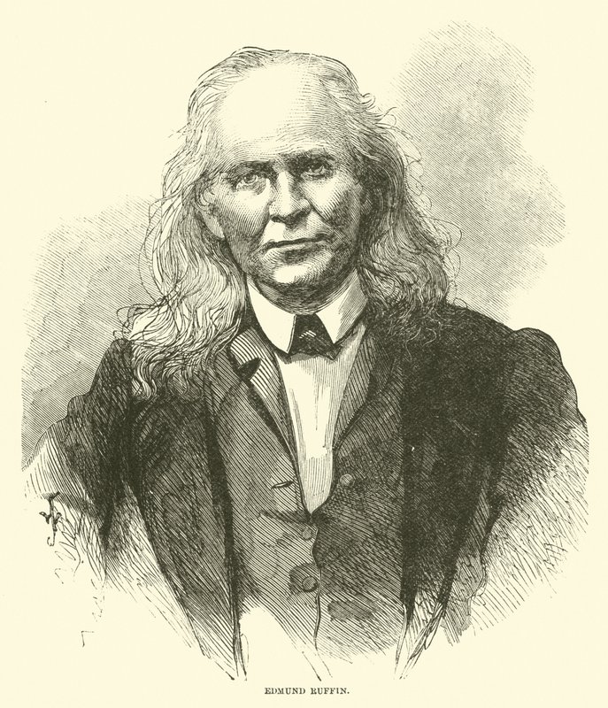 Edmund Ruffin，1865年4月 作者 美国学校