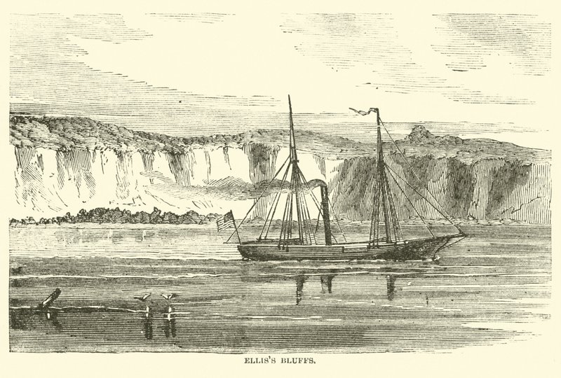 Elliss Bluffs，1862年5月 作者 美国学校
