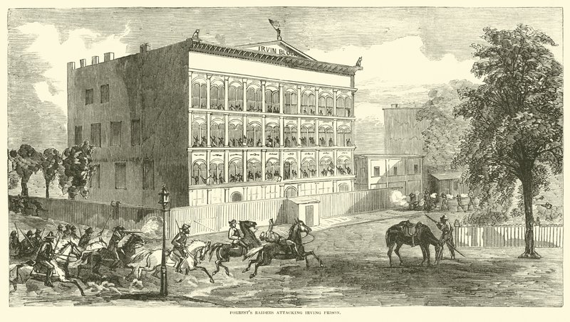 1864年8月袭击欧文监狱的袭击者 作者 美国学校