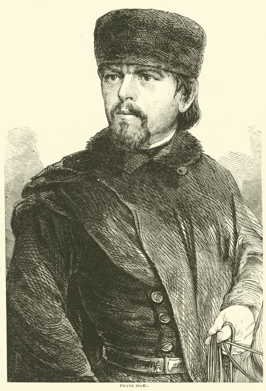 Franz Sigel，1862年8月 作者 美国学校