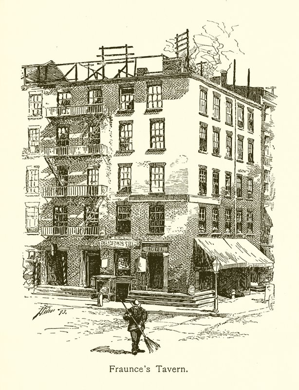 Fraunces Tavern，纽约 作者 美国学校
