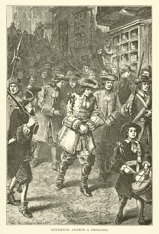 州长安德罗斯是一名囚犯，1689年 作者 美国学校