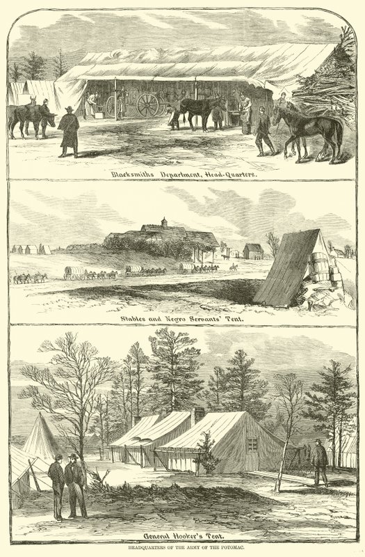 波托马克军队总部，1863年1月至4月 作者 美国学校