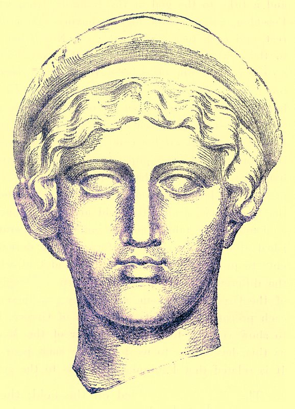 Hebe，Victor Duruy的希腊历史插图，1890年出版（数字增强图像） 作者 美国学校