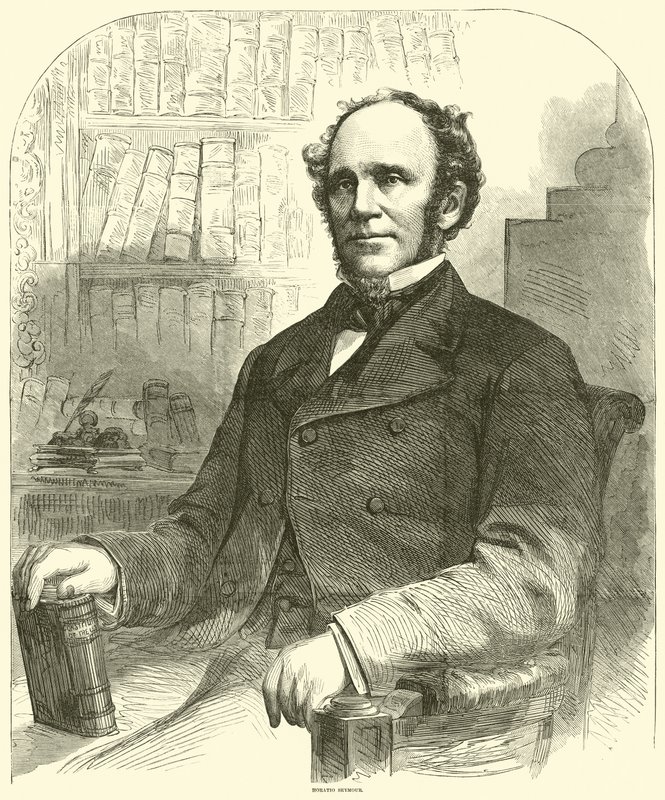 Horatio Seymour，1863年7月 作者 美国学校