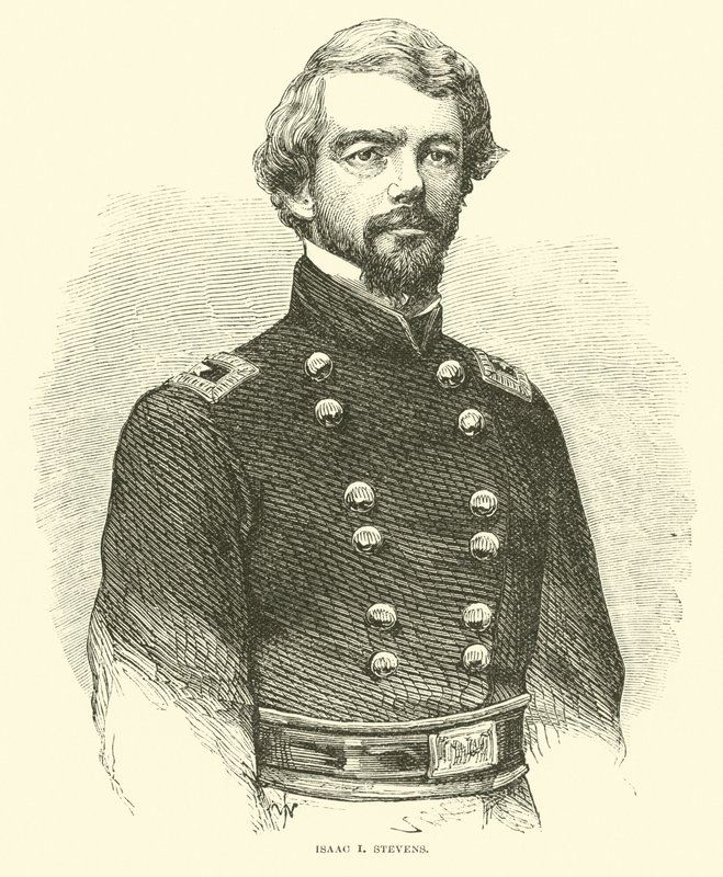 Isaac I Stevens，1862年9月 作者 美国学校