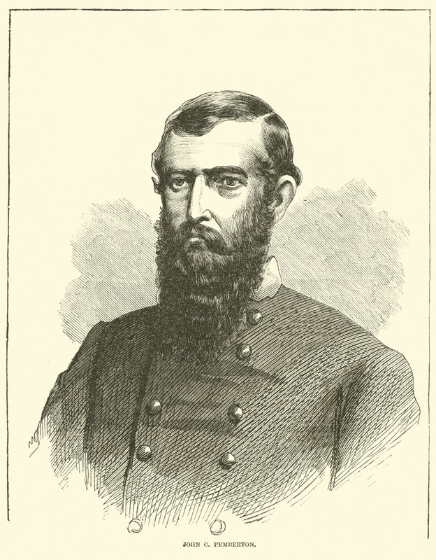 John C Pemberton，1863年5月 作者 美国学校