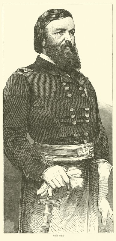 约翰波普，1862年7月 作者 美国学校