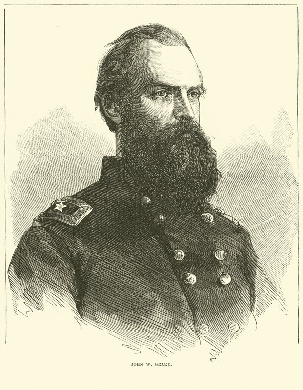 John W Geary，1863年10月 作者 美国学校