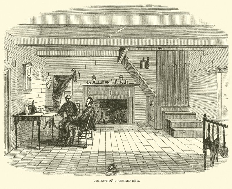 Johnstons投降，1865年4月 作者 美国学校