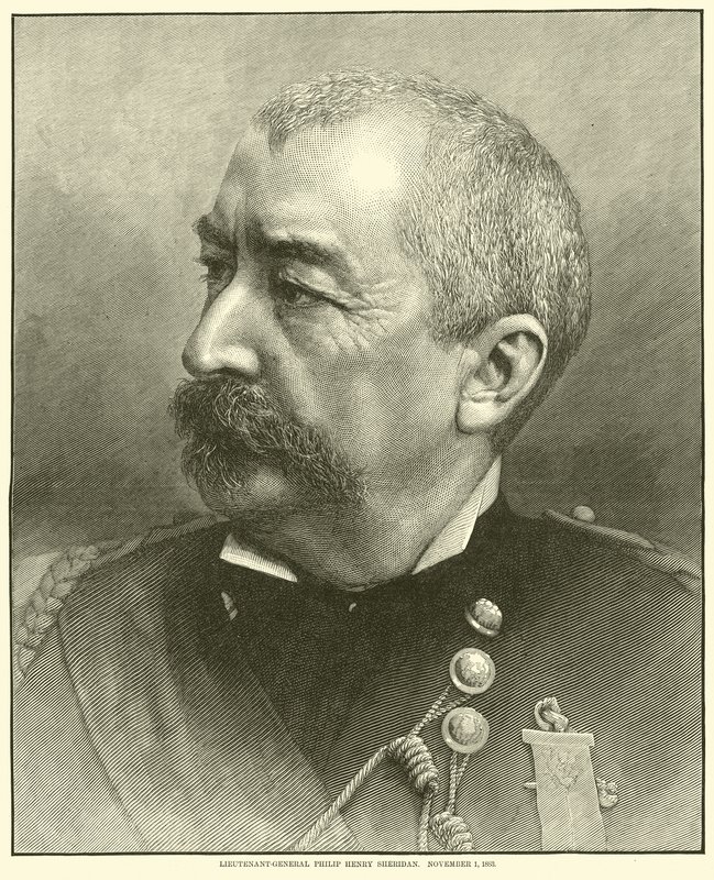 菲利普·亨利·谢里登中将，1883年11月1日，1864年5月 作者 美国学校