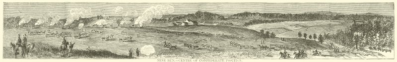 Mine Run，同盟中心位置，1863年11月 作者 美国学校
