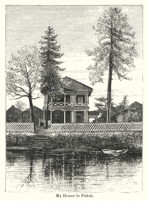 My House in Fukui (engraving) 作者 美国学校