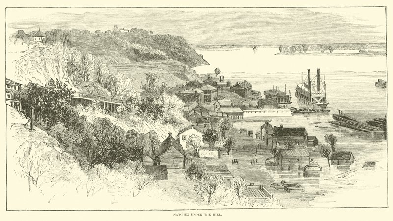 纳希兹在山下，1862年5月 作者 美国学校