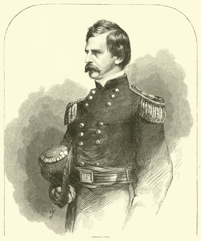纳撒尼尔P班克斯，1863年 作者 美国学校