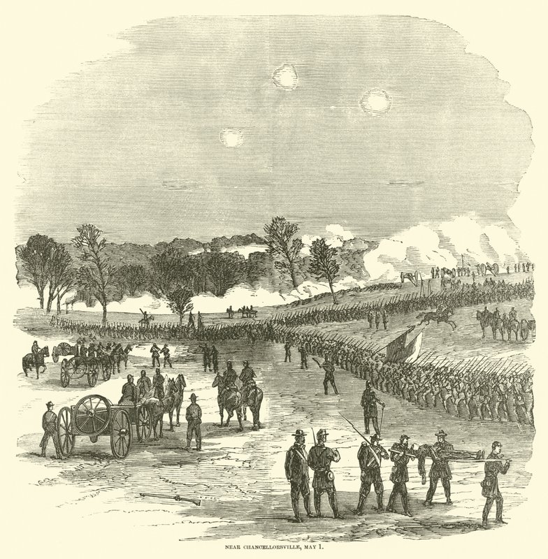 靠近Chancellorsville，1863年5月1日，5月1日 作者 美国学校
