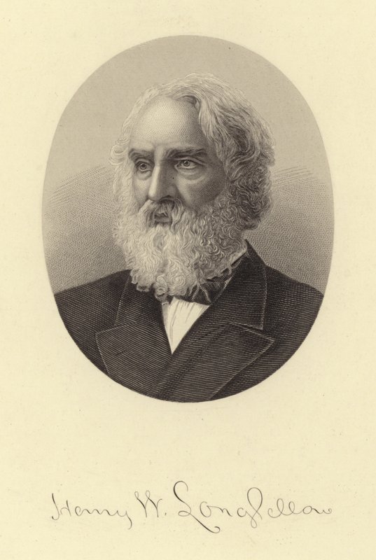 Henry Wadsworth朗费罗的肖像 作者 美国学校